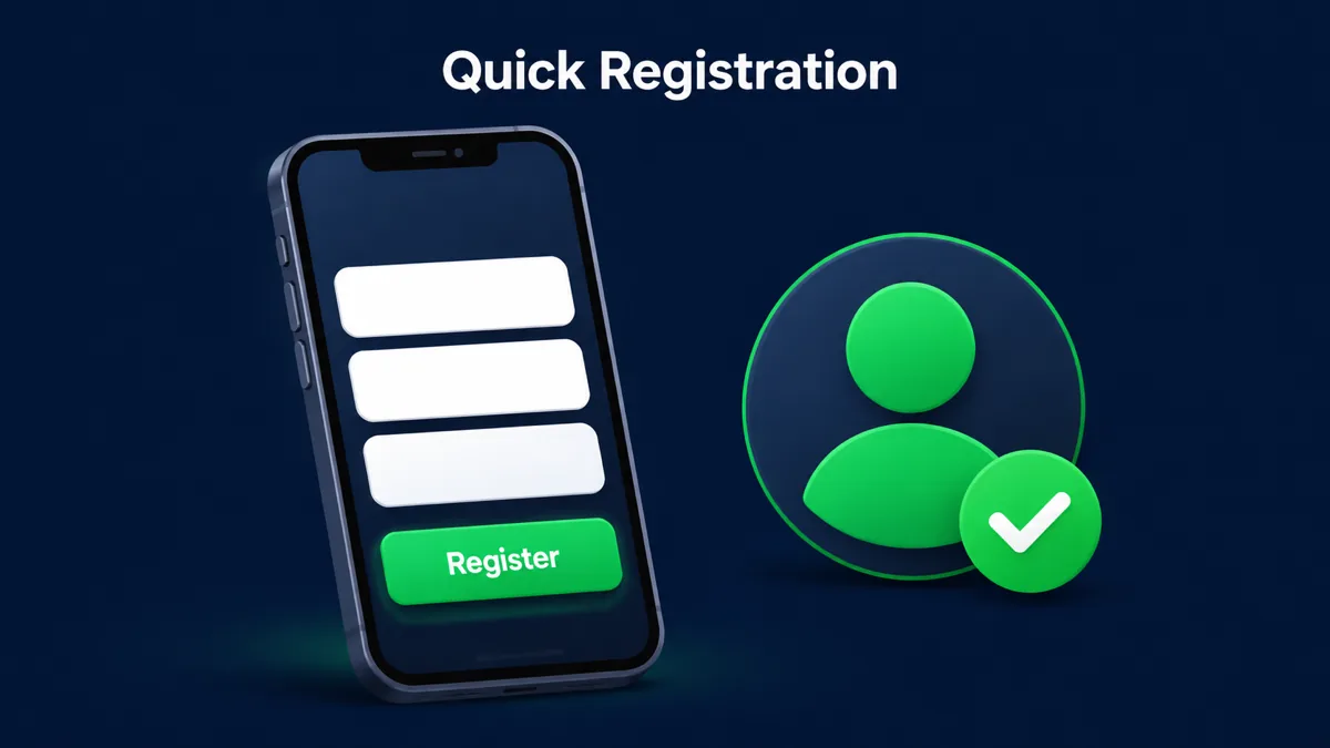 1Win India registration form